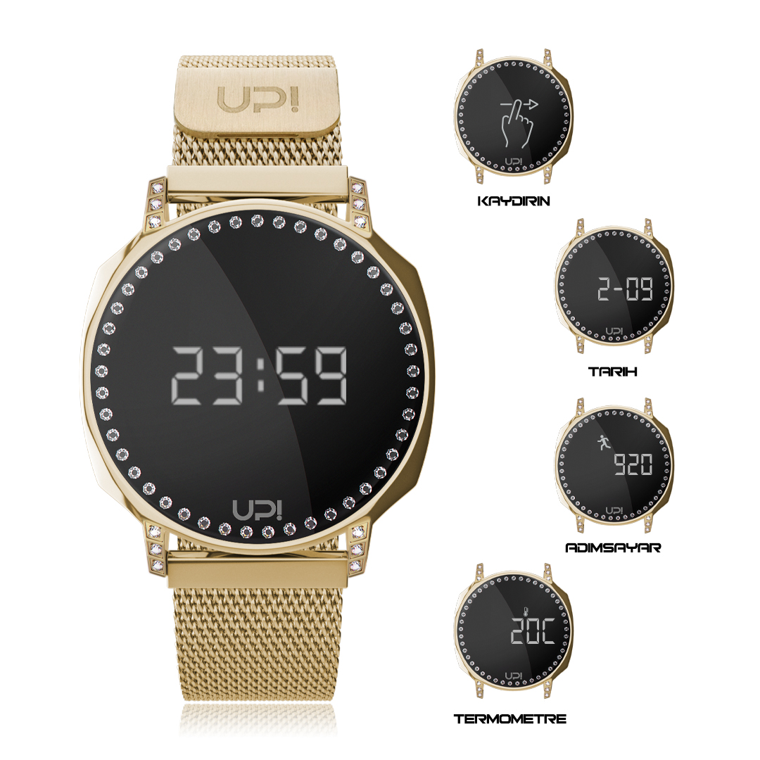 UPWATCH XT SWAN GOLD SWAN ZIRCONIA +