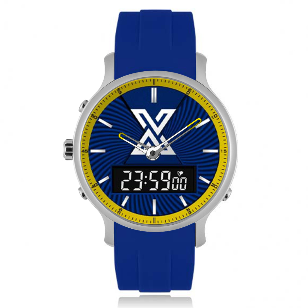X WATCH DB BLACK BLUE