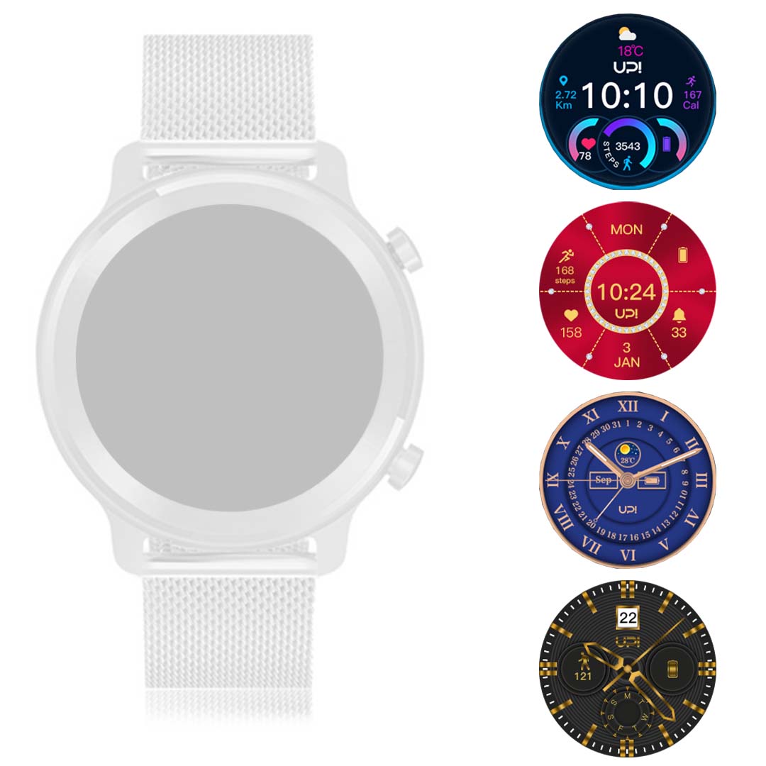 Upsmart connect sales rose gold steel