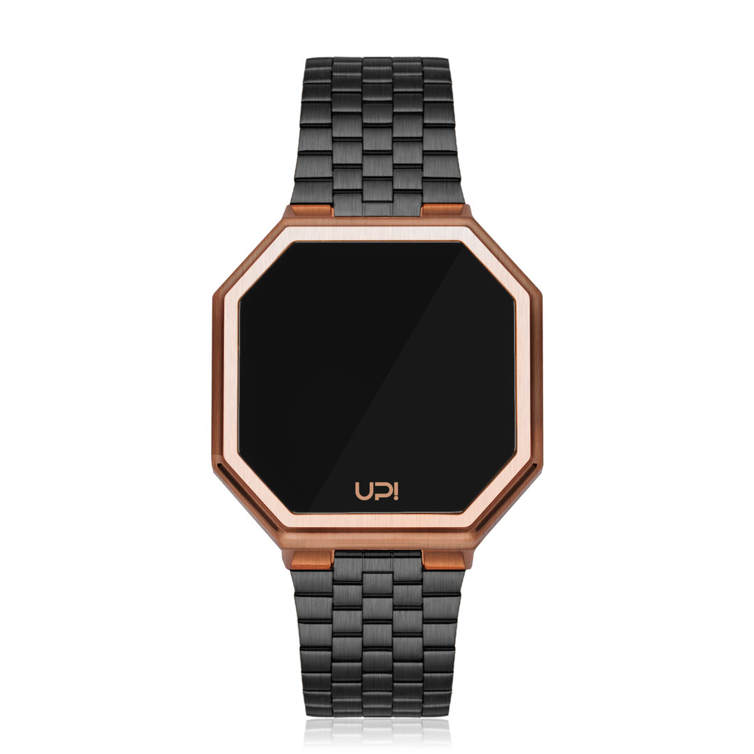 UPWATCH EDGE MATTE ROSE&BLACK TWO TONE +