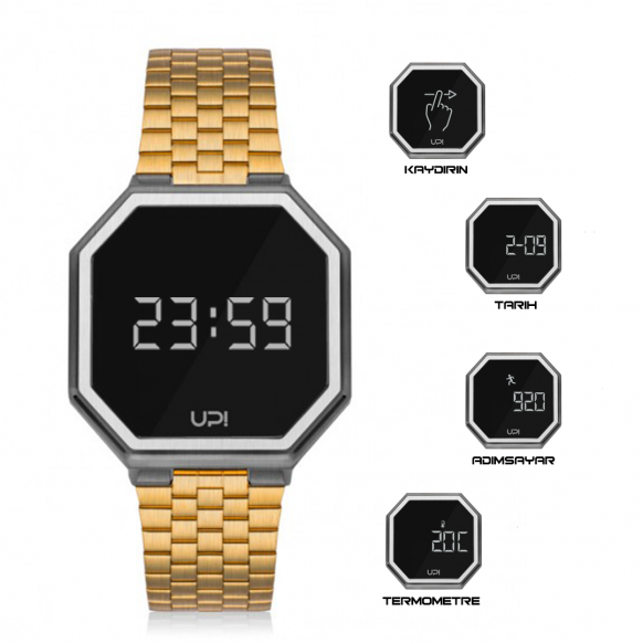 UPWATCH EDGE SILVER&GOLD TWO TONE +