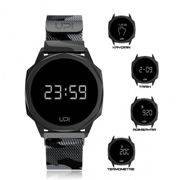 UPWATCH ICON BLACK CAMOUFLAGE LOOP BAND +