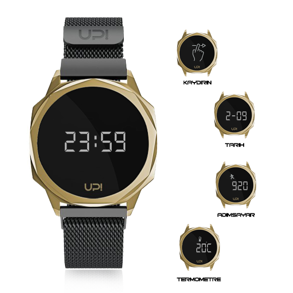 UPWATCH ICON GOLD&BLACK LOOP BAND +