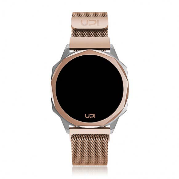UPWATCH ICON SILVER&ROSE LOOP BAND