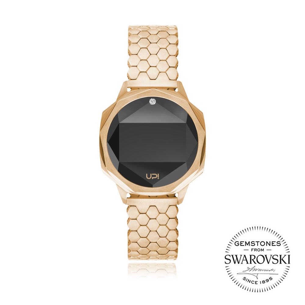UPWATCH ICONIC GOLD ONE SET WITH SWAN TOPAZ +
