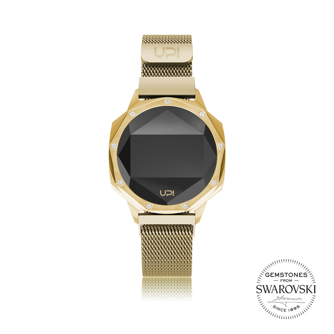 UPWATCH ICONIC GOLD SET WITH SWAN TOPAZ LOOP BAND