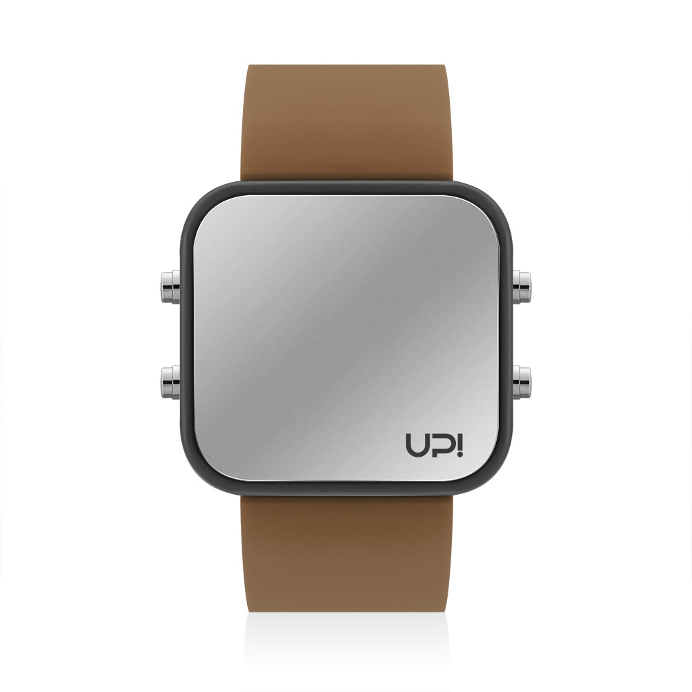 UPWATCH LED BLACK&BROWN