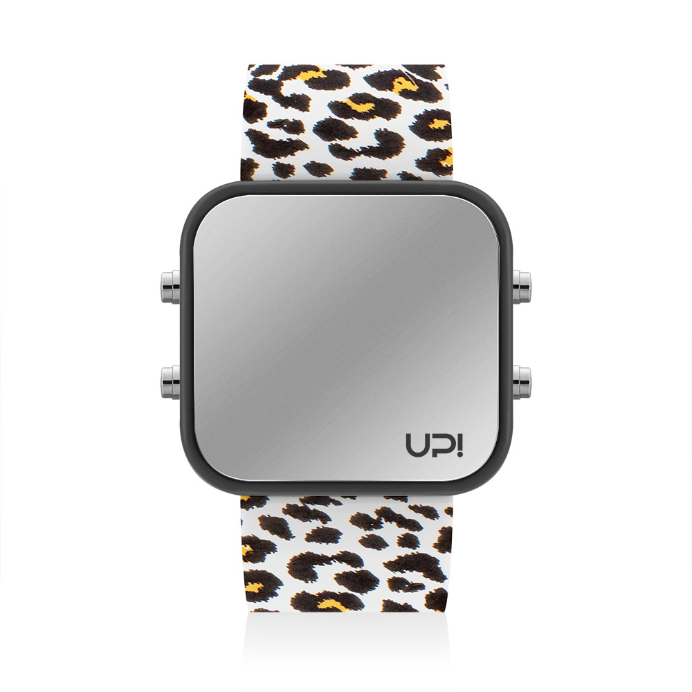 UPWATCH LED BLACK&LEOPARD