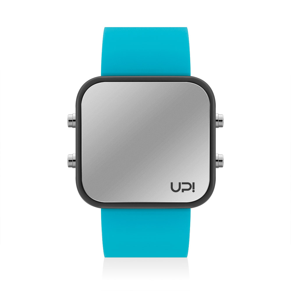 UPWATCH LED BLACK&TURQUOISE