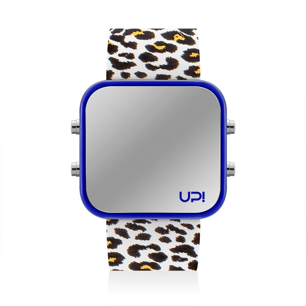 UPWATCH LED BLUE&LEOPARD
