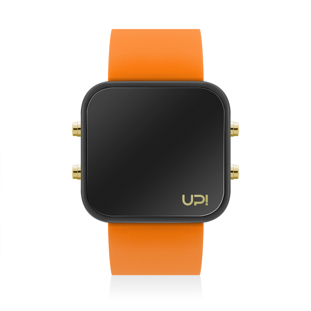 UPWATCH LED GBLACK&ORANGE
