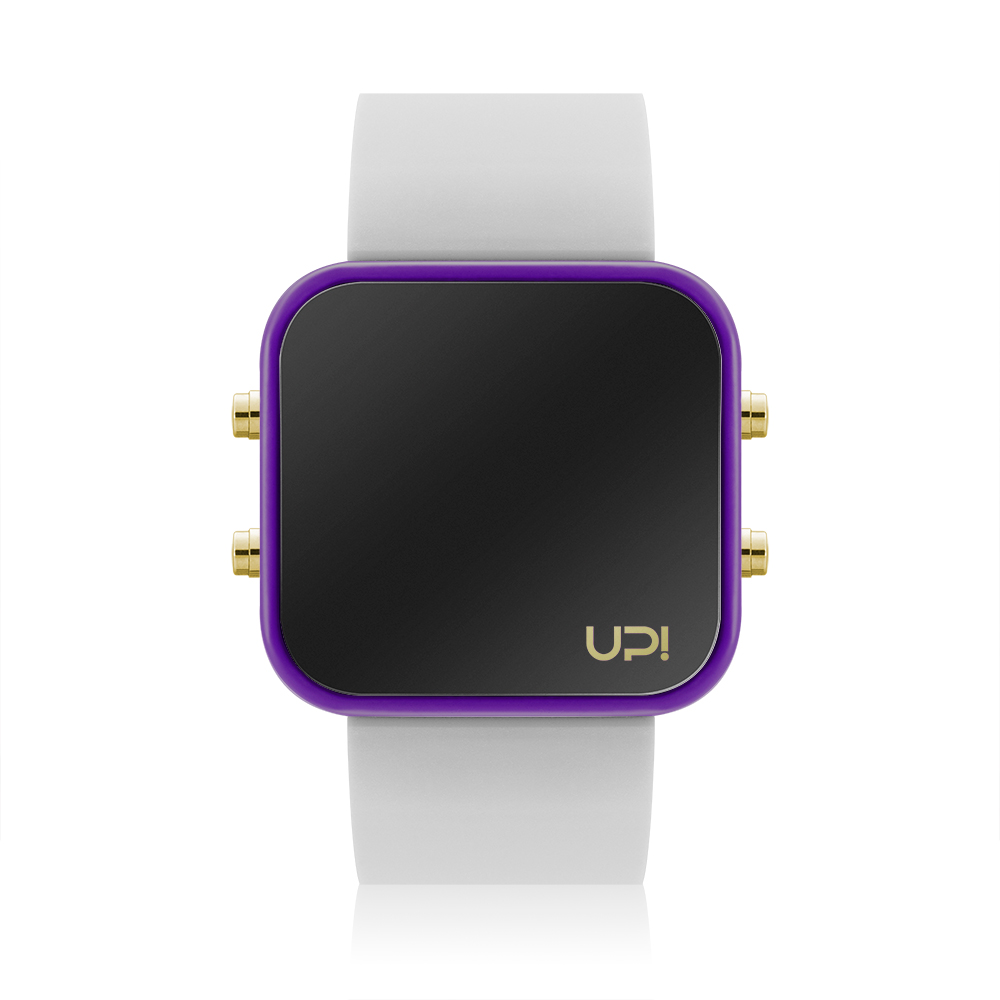 UPWATCH LED GPURPLE&WHITE