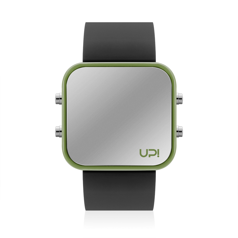 UPWATCH LED GREEN&BLACK