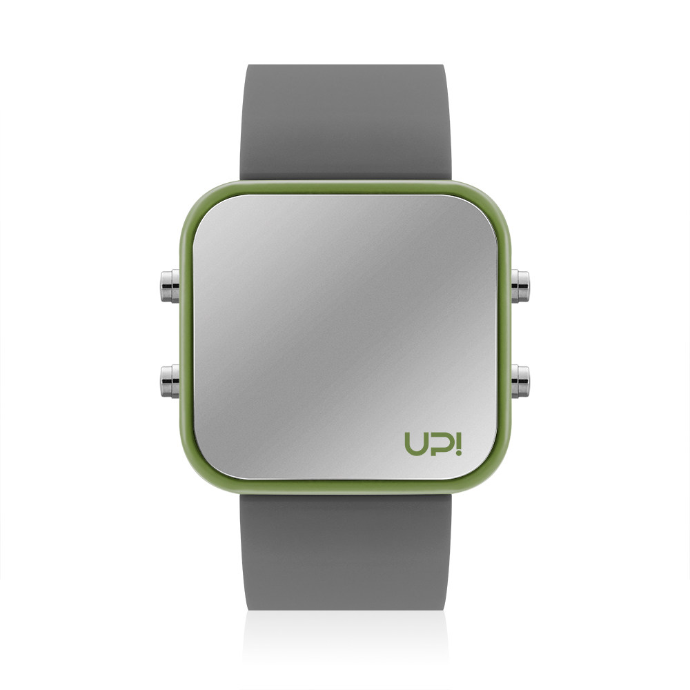 UPWATCH LED GREEN&GREY