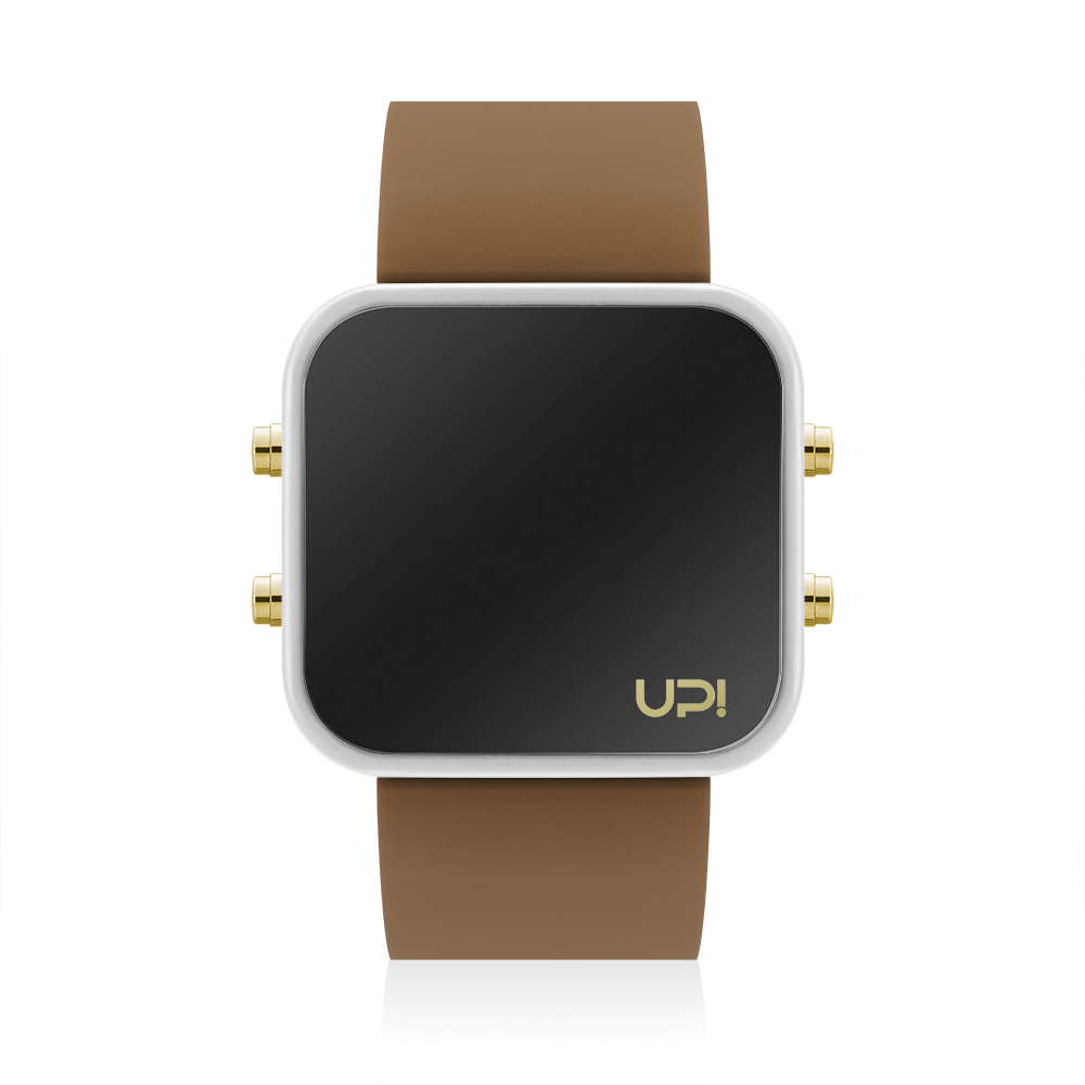 UPWATCH LED GWHITE&BROWN