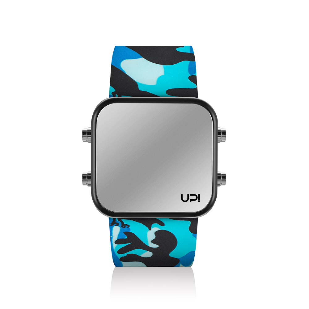 UPWATCH LED MINI BLACK&BLUE CAMOUFLAGE