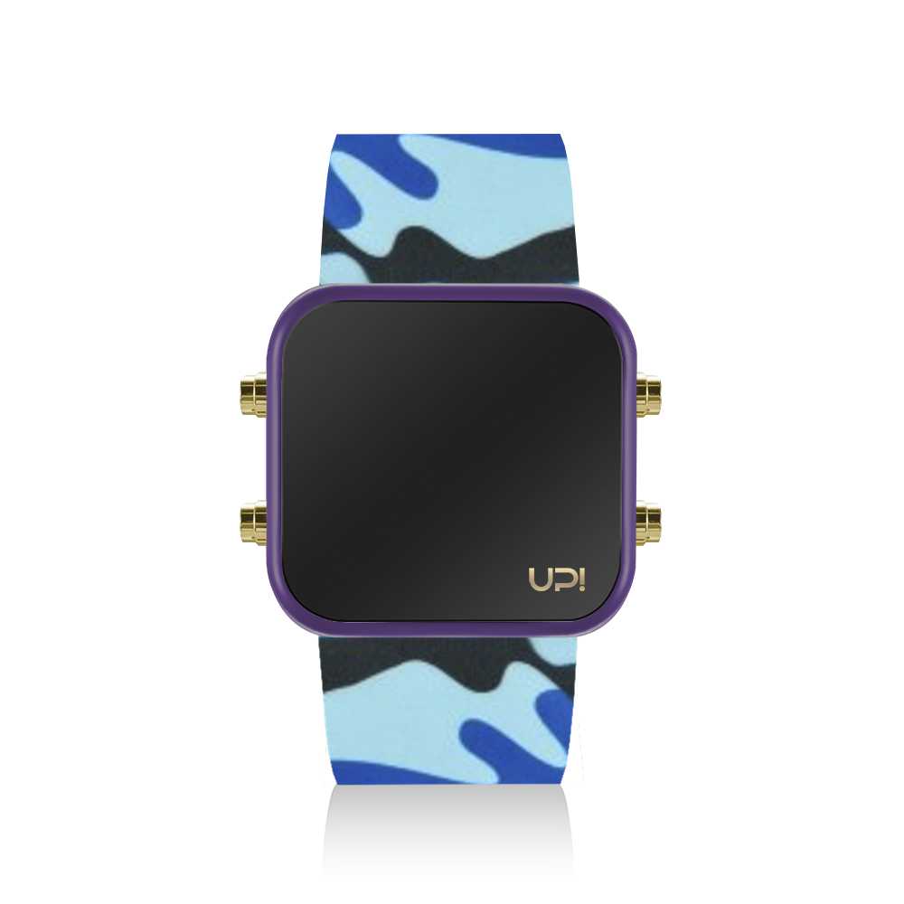 UPWATCH LED MINI GOLD PURPLE BLUE CAMOUFLAGE