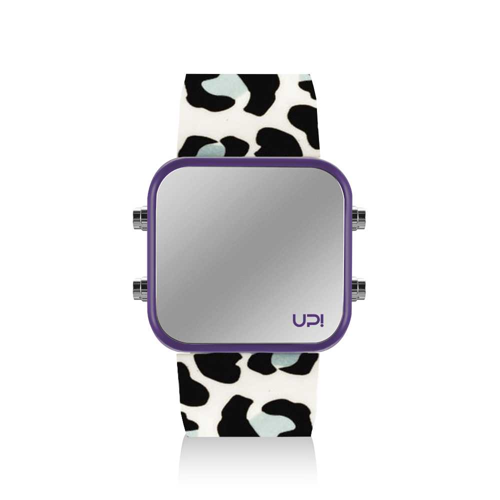 UPWATCH LED MINI PURPLE BLUE LEOPARD