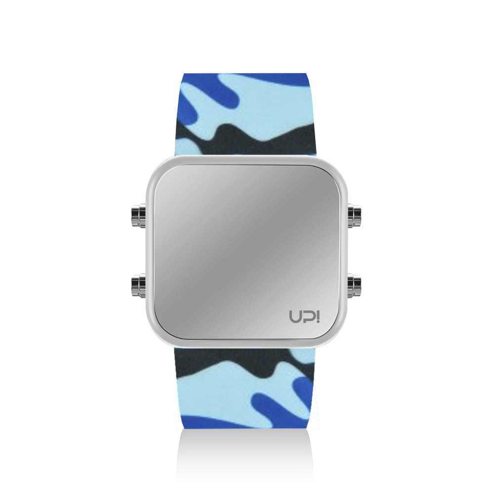 Upwatch Led Mini White Blue Camouflage