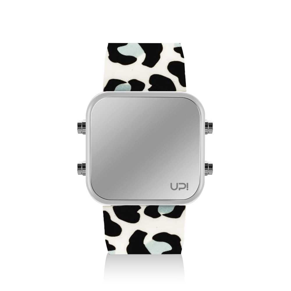 UPWATCH LED MINI WHITE BLUE LEOPARD