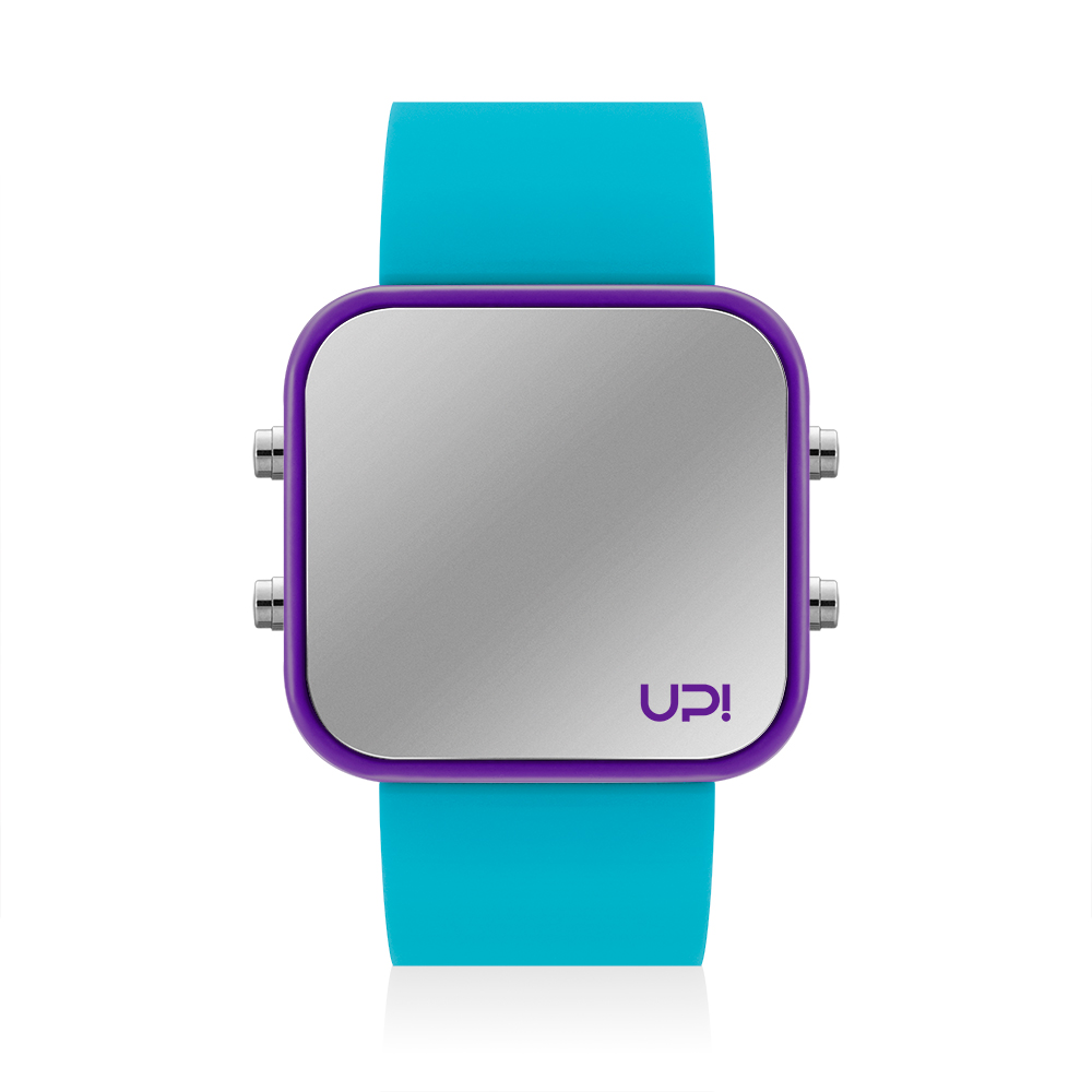 UPWATCH LED PURPLE&TURQUOISE