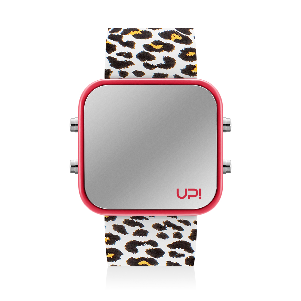 UPWATCH LED RED&LEOPARD