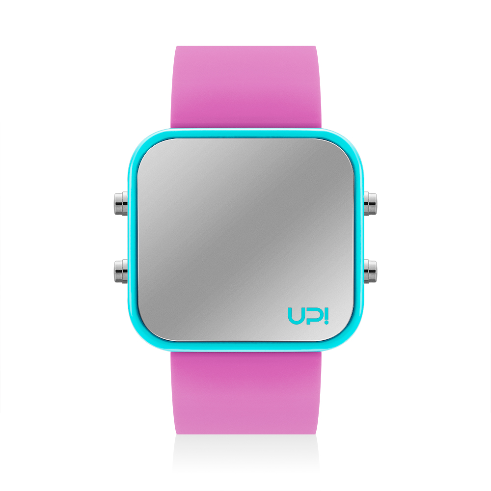 UPWATCH LED TURQUOISE&PINK