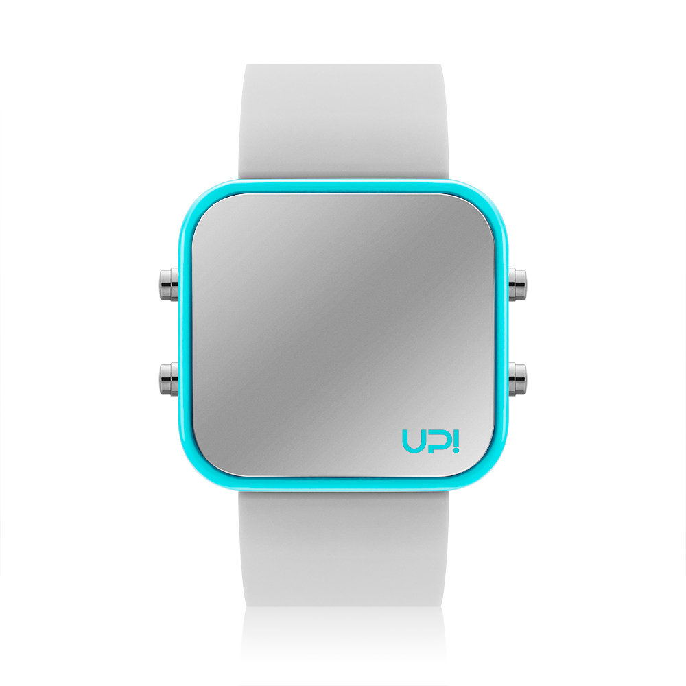 UPWATCH LED TURQUOISE&WHITE