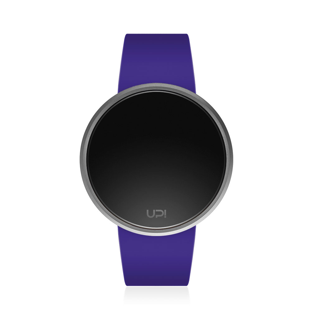 UPWATCH ROUND SILVER&BLUE