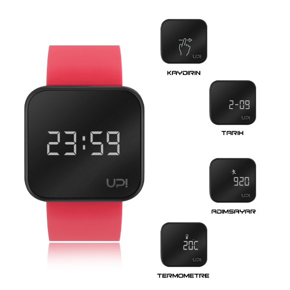 UPWATCH TOUCH BLACK&RED +