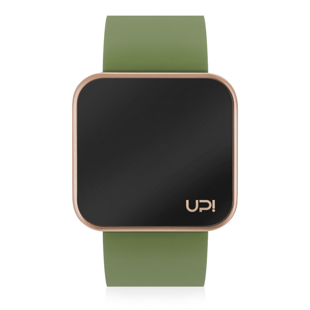 UPWATCH TOUCH MATTE ROSE&GREEN