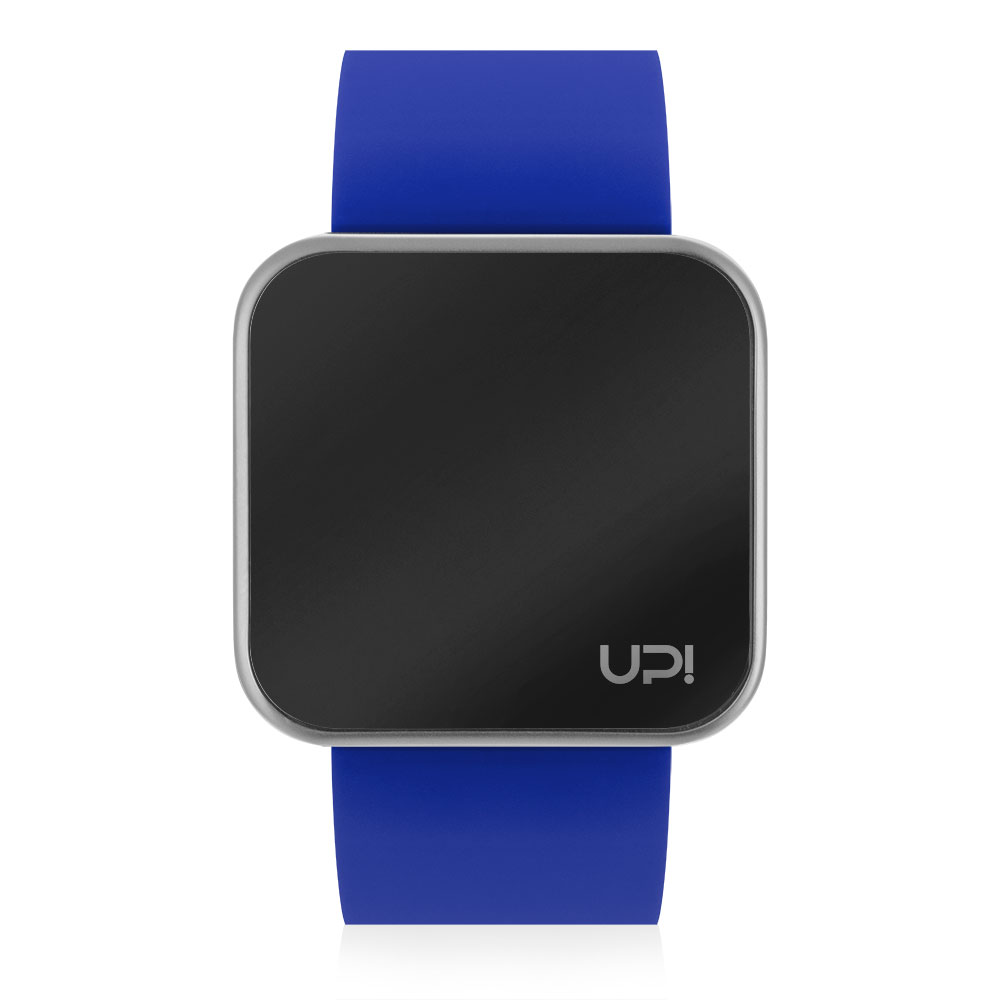 UPWATCH TOUCH MATTE SILVER&BLUE