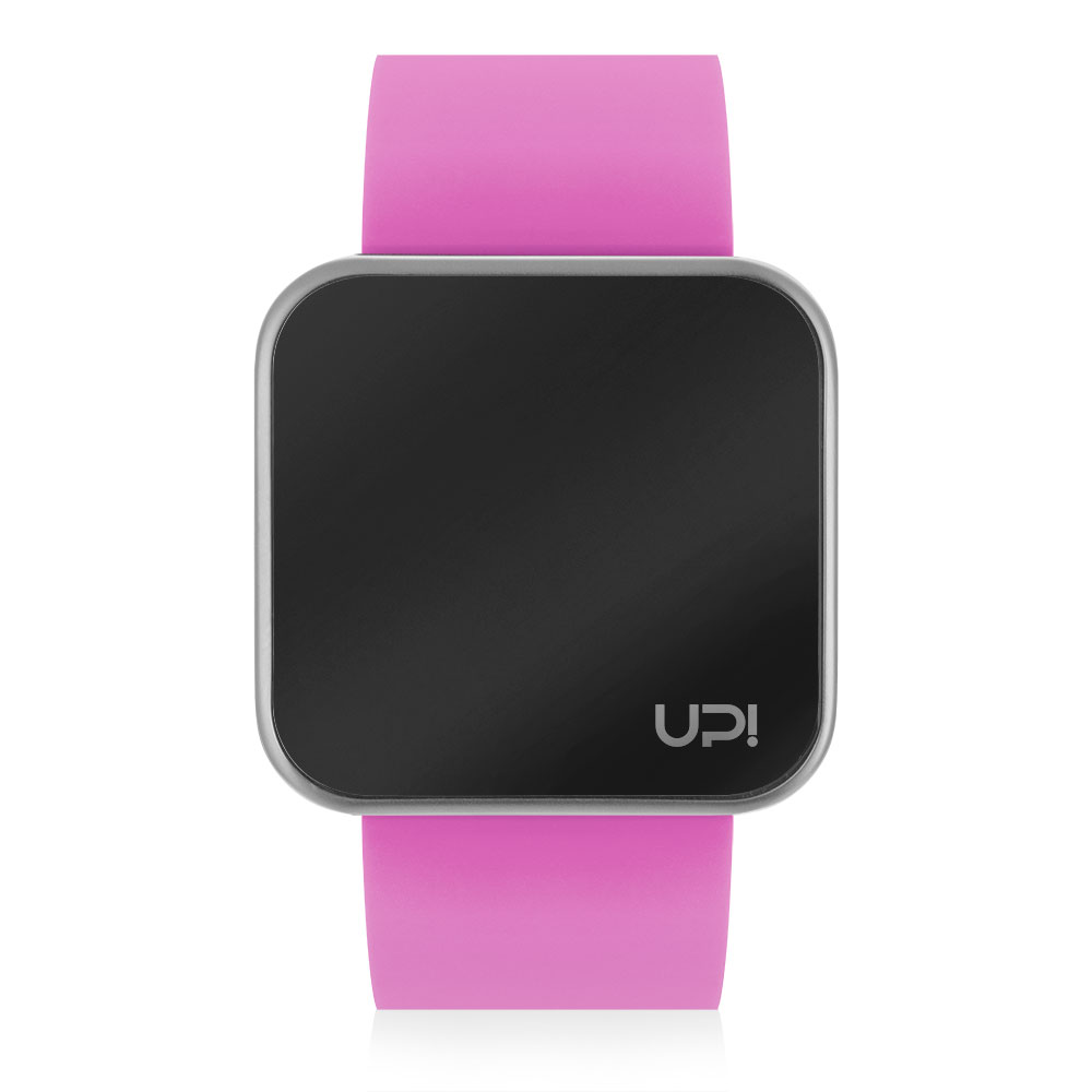 UPWATCH TOUCH MATTE SILVER&PINK