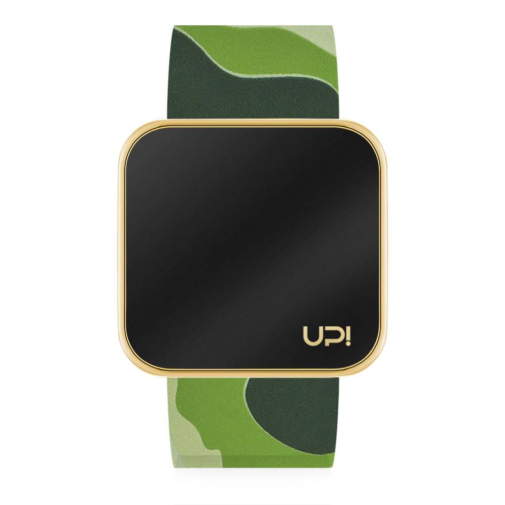 UPWATCH TOUCH SHINY GOLD&GREEN CAMOUFLAGE +