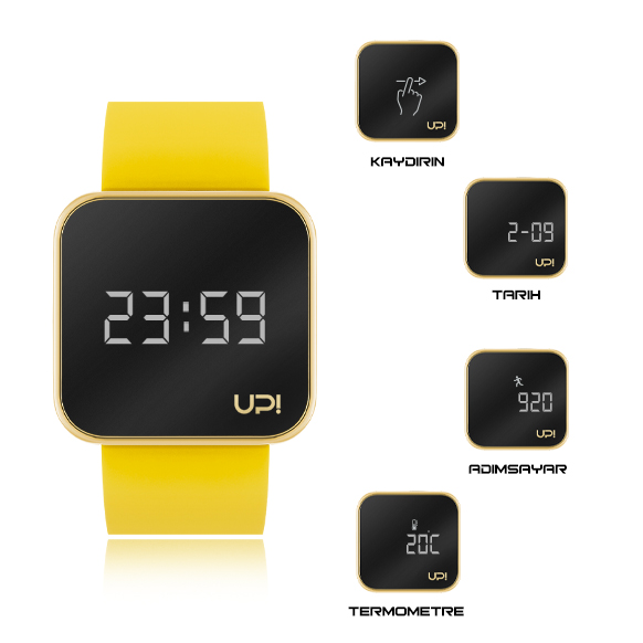 UPWATCH TOUCH SHINY GOLD&YELLOW +