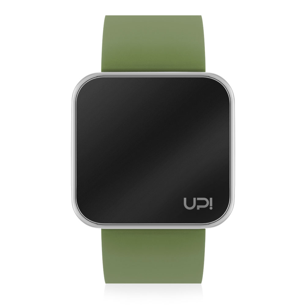 UPWATCH TOUCH SHINY SILVER&GREEN