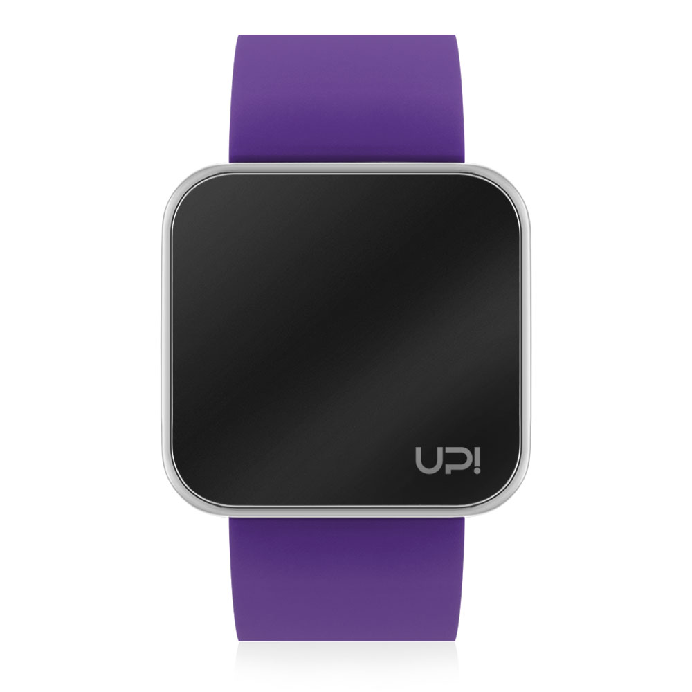 UPWATCH TOUCH SHINY SILVER&PURPLE