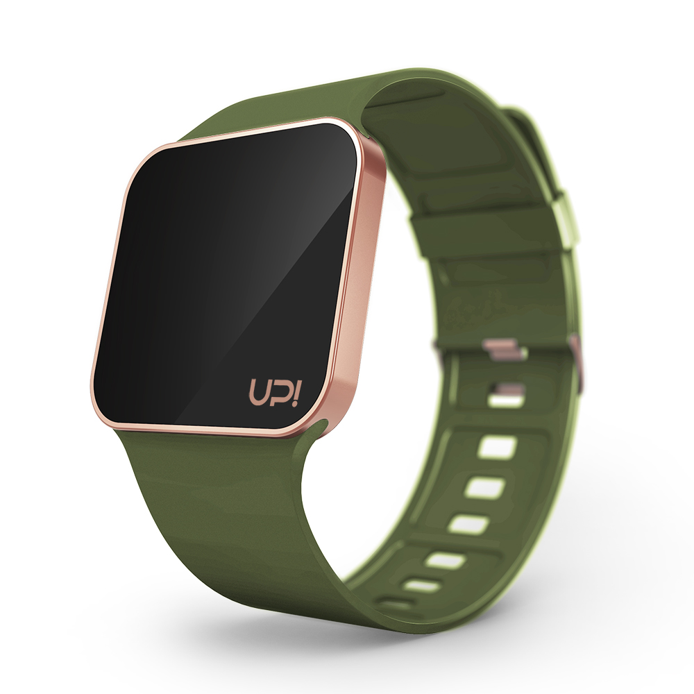 UPWATCH UPGRADE MATTE ROSE GOLD&GREEN +