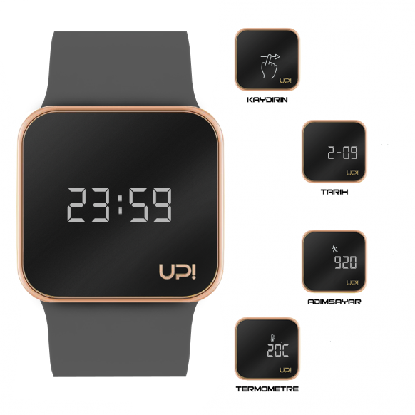UPWATCH UPGRADE MATTE ROSE GOLD&GREY +