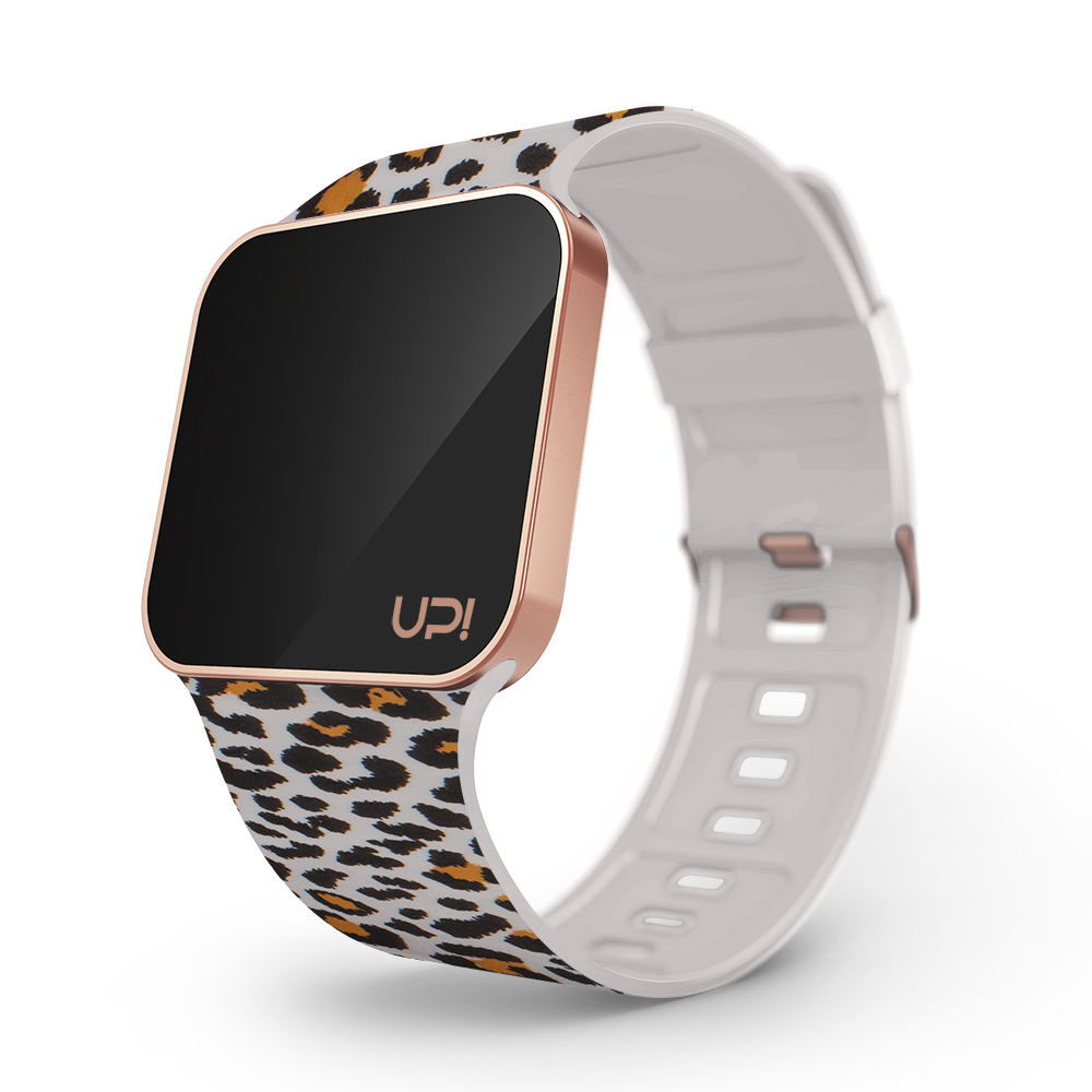 UPWATCH UPGRADE MATTE ROSE GOLD&LEOPARD +