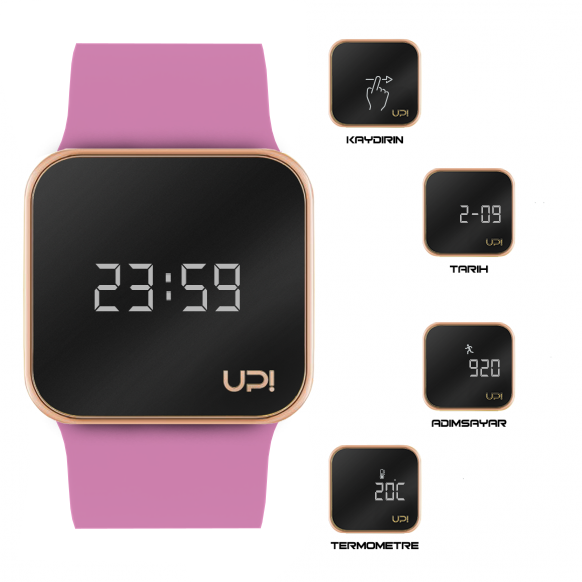 UPWATCH UPGRADE MATTE ROSE GOLD&PINK +