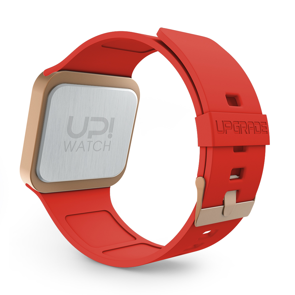UPWATCH UPGRADE MATTE ROSE GOLD&RED +