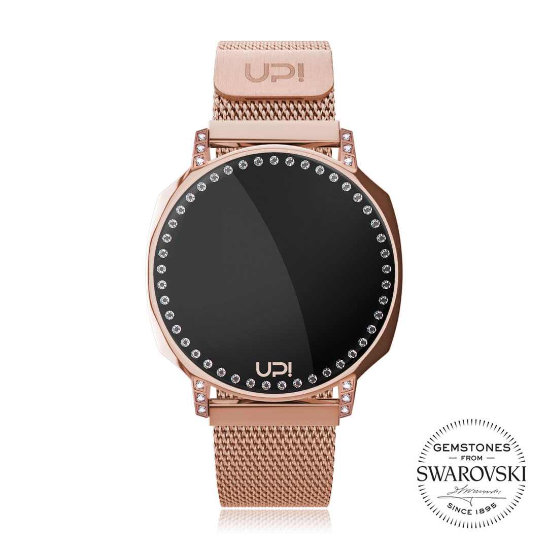 UPWATCH XT SWAN ROSE GOLD SWAN ZIRCONIA +