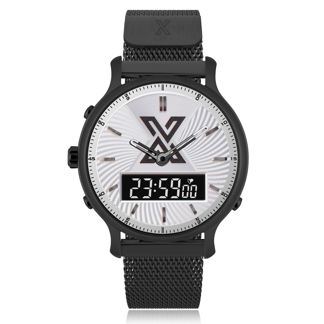 X WATCH DB BLACK&WHITE