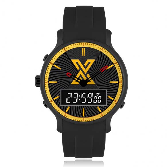 X WATCH DB BLACK YELLOW