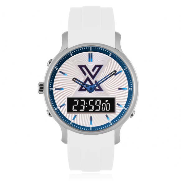 X WATCH DB WHITE BLUE