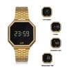 UPWATCH EDGE BIG 42MM SWAN ZIRCONIA - MATTE GOLD +