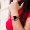 UPWATCH ICONIC ROSE GOLD SET WITH SWAN TOPAZ LOOP BAND