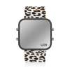 UPWATCH LED BLACK&LEOPARD
