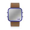 UPWATCH LED BLUE&BROWN